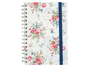 Ailis white notebook A5 fra GreenGate - Tinashjem