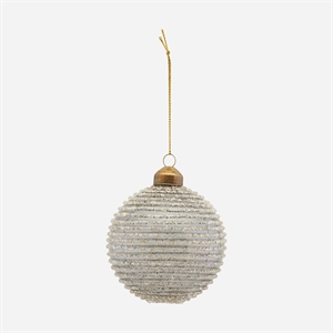 206860101 Ornament horizontal glitter dark grey fra House Doctor - Tinashjem