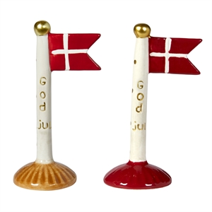Flag 14 cm God Jul fra Speedtsberg - Tinashjem