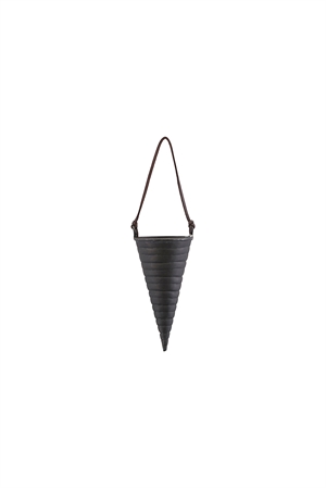 257860072 Inaya cone ornament kræmmerhus black 12 cm fra House Doctor - Tinashjem