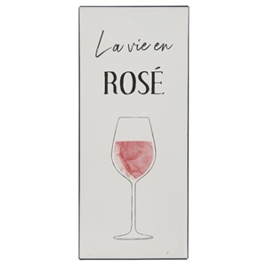 Metalskilt La vie en Rosé fra Ib Laursen - Tinashjem