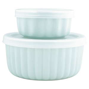 Alice pale blue ramekin med låg 2 stk. fra GreenGate - Tinashjem