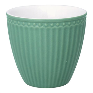 Latte cup Alice Dusty Green fra GreenGate - Tinashjem