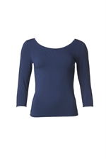 BASIC BLUE TRINNI med rund hals fra du Milde - Tinashjem