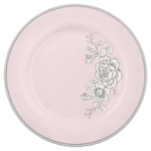 Ella pale pink plate fra GreenGate - Tinashjem