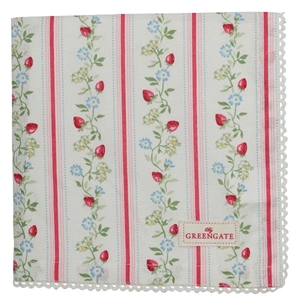 Gloria White napkin with lace - Tinashjem