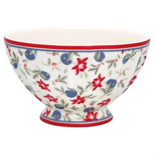 Helena white french bowl medium fra GreenGate - Tinashjem