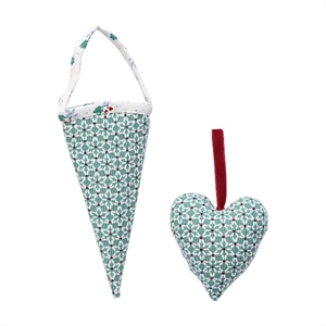 Juno green cornet set of 2 fra GreenGate - Tinashjem