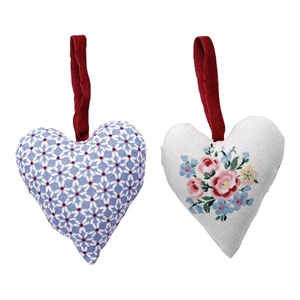 Juno heart Dusty Blue set of 2 fra GreenGate - Tinashjem