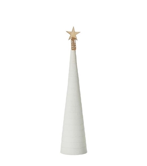 Juletræ Snow cone hvid højde 37 cm fra Lübech Living - Tinashjem