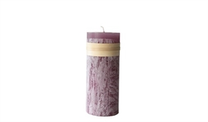 Lys Lyng højde 20 cm Timber Candle fra Lübech Living - Tinashjem