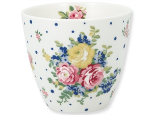 Laura white latte cup fra GreenGate - Tinashjem