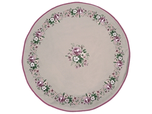 Marie Dusty Rose juletræstæppe 130 x 130 cm fra GreenGate - Tinashjem