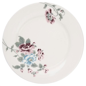 Maude white plate fra GreenGate - Tinashjem