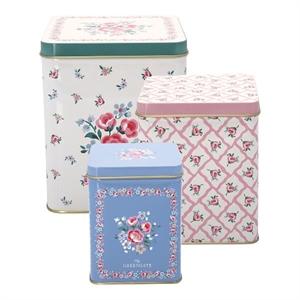 Nicoline White square box set 3 stk. fra GreenGate - Tinashjem