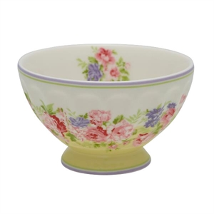 French Bowl medium Rose pale yellow fra GreenGate - Tinashjem