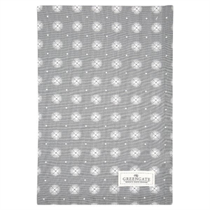 Saga Warm Grey tea towel fra GreenGate - Tinashjem