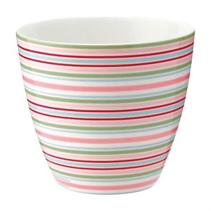 Silvia Stripe latte cup fra GreenGate - Tinashjem