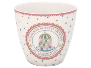 Tenna White latte cup fra GreenGate - Tinashjem