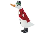 Snowman Duckling med rødt halstørklæde fra edo - Tinashjem