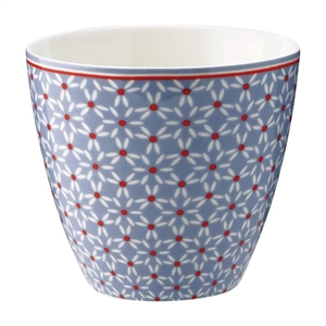 Juno Dusty Blue latte cup fra GreenGate - Tinashjem